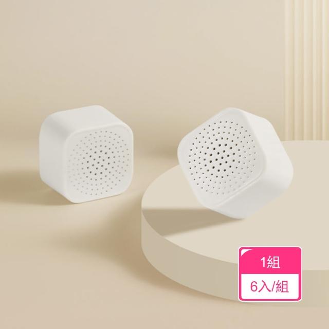 茉家 Little Qbe安心材質PP冰箱活性碳除味盒-1組 6入 組