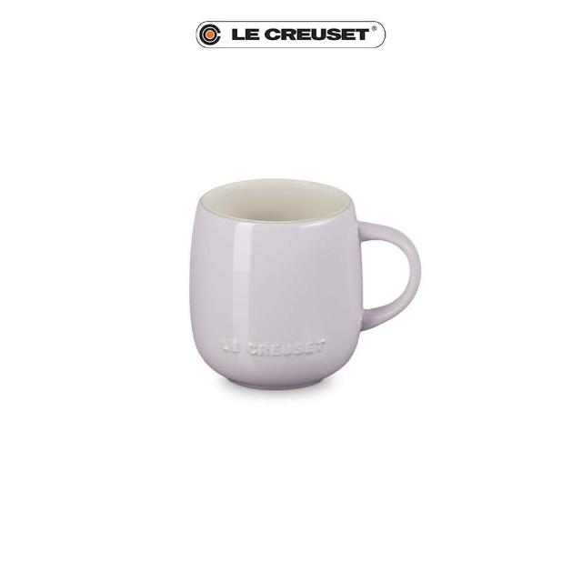 【Le Creuset】瓷器蛋蛋馬克杯 380ml(柔粉紫)