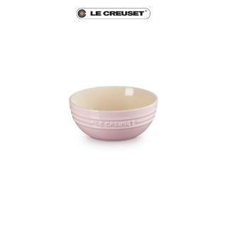 【Le Creuset】瓷器韓式湯碗14cm(雪紡粉)