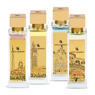 【SWISS ARABIAN 瑞士-阿拉伯】發現愛經典城市系列中性香水 100ml(杜拜原裝-官方直營)