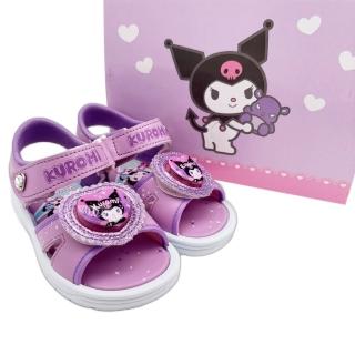 【SANRIO 三麗鷗】臺灣製庫洛米電燈涼鞋(酷洛米 中童鞋 三麗鷗)