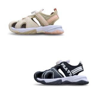 【FILA】美好運動 童鞋 運動涼鞋 護趾轉轉扣(2-S434Y-011/2-S434Y-772)