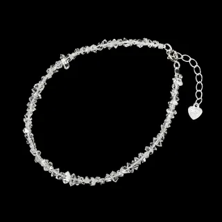 【正佳珠寶】閃靈鑽 赫基蒙白閃靈 1.7g 閃靈鑽手鍊｜可調式925銀白K｜不可修改手圍