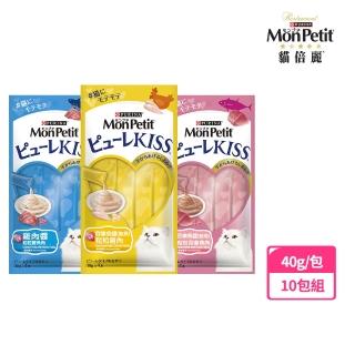 【MonPetit 貓倍麗】小鮮肉泥 40gx10包(貓零食 貓肉泥)