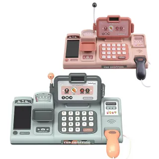 【i-Smart】仿真智慧收銀機玩具 25件組(家家酒｜益智玩具｜兒童玩具)