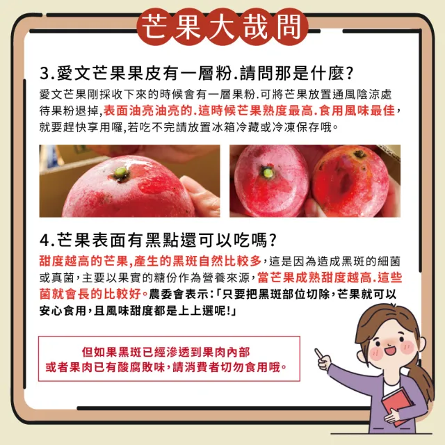 【初品果】枋山阿憲愛文芒果含箱重10斤12-16顆x2箱(外銷大果_山頂上的愛文芒果)