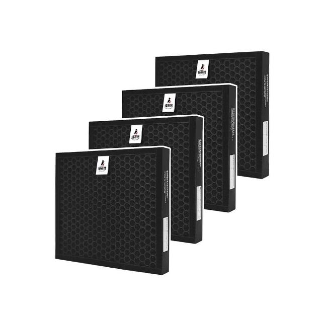 【蟎著媽】複合式濾網4入優惠組(適用 3M FA-M12 淨呼吸 超舒淨空氣清淨機 M12-F)
