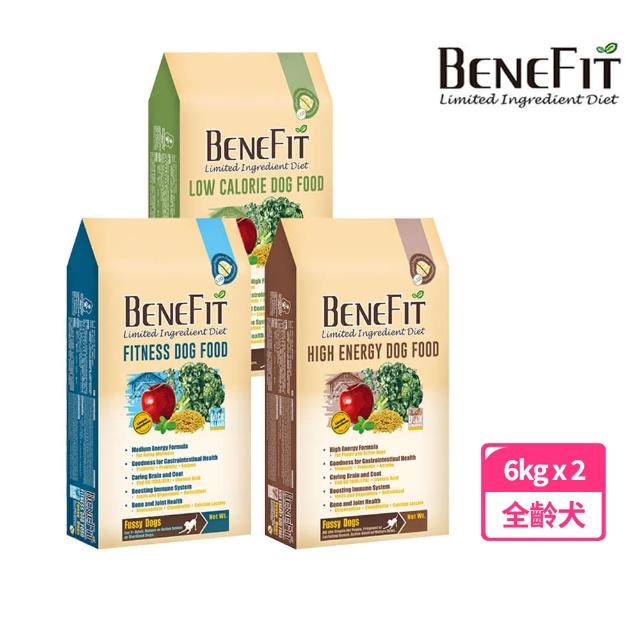 【BENEFIT 斑尼菲】L.I.D.全齡狗飼料6kg*2包組-高能犬 / 低卡犬 / 活力犬(斑尼菲狗飼料 狗飼料 LID 狗糧)