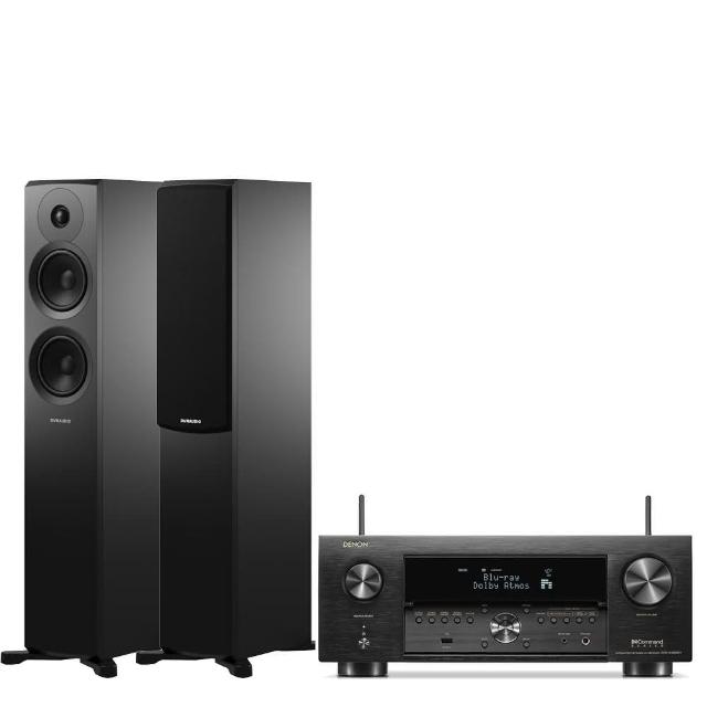 【Denon 天龍】兩聲道音響組合(AVR-X4800H+Dynaudio Emit 30 喇叭)