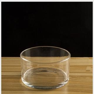 【JEN】矮圓形玻璃多肉花器盆栽魚缸高8cm寬15cm