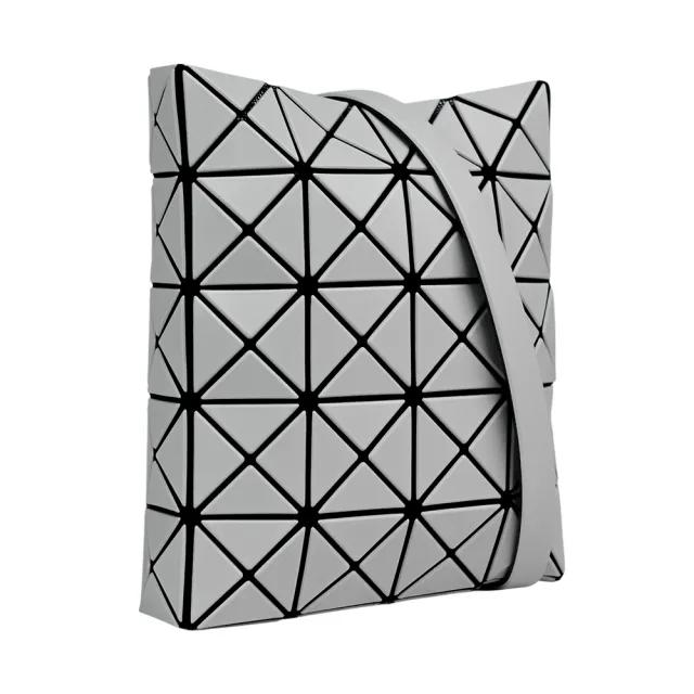 【ISSEY MIYAKE 三宅一生】BAO BAO Prism 5x4 霧面斜背包(淺灰色)