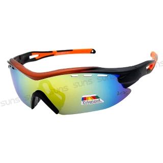 【SUNS】Polarized運動太陽眼鏡 REVO電鍍 輕質量 防霧排熱孔設計 抗UV400(採用PC防爆鏡片/防眩光/防撞擊)