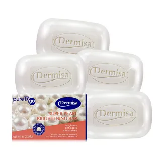 【Dermisa】珍珠光采耀白淡斑皂4入組85gx4(潔顏皂)