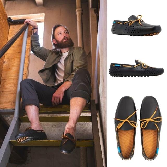 【People Footwear】加拿大休閒鞋 防水鞋 涼鞋 平底鞋 拖鞋 SENNA 辛那 極黑 橡膠色 