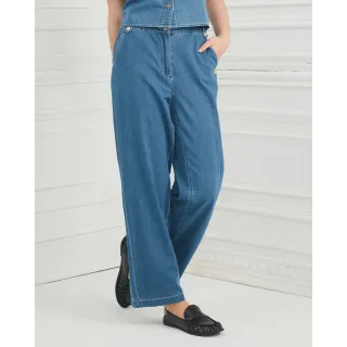 【SCOTTISH HOUSE】天絲棉牛仔長褲-天空藍 CIVA2308