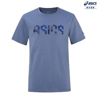 【asics 亞瑟士】短袖上衣 男女中性款 訓練上衣(2033B832-401)