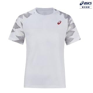 【asics 亞瑟士】短袖上衣 男款 訓練上衣(2031E783-100)