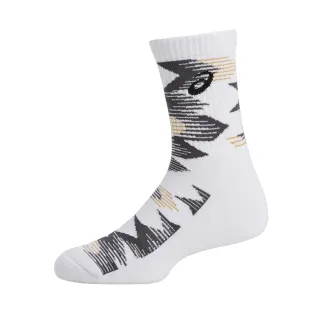 【asics 亞瑟士】中筒襪 男女中性款 訓練配件(3033C040-100)