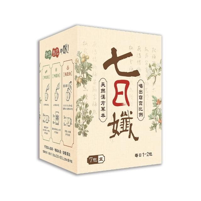 【家家生醫】七日孅-孅體茶包 x12盒(7包/盒.中西整合科林榮志醫師研發機能茶.洛神花.仙楂)