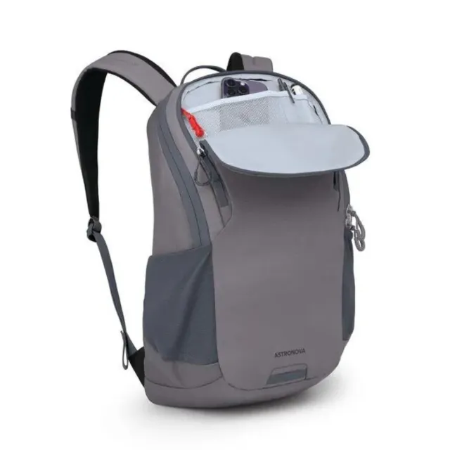 【Osprey】雙11 ☆新款☆ Astronova 23L 多功能校園通勤電腦背包 聲波灰(休閒後背包 通勤背包  