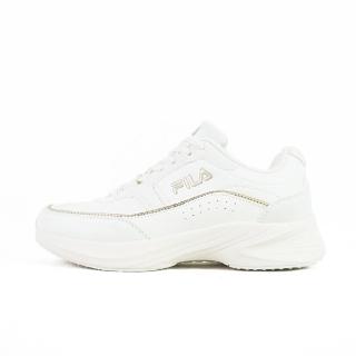 【FILA】Scales 女 運動休閒鞋 復古 舒適 穿搭 白 金(5-J328Z-118)