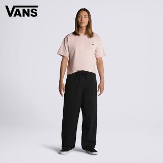 【VANS】官方旗艦 Range Baggy 黑色彈性錐形長褲