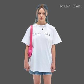 【MATIN KIM】官方旗艦 LOGO上衣(白色)