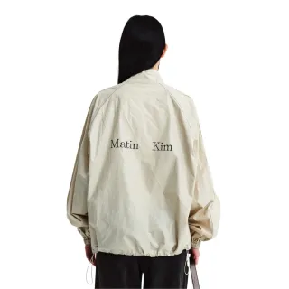 【MATIN KIM】官方旗艦 MATIN KIM LOGO 外套(米色)