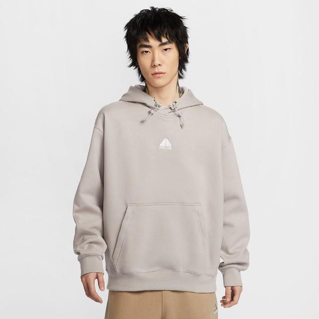 【NIKE 耐吉】長袖上衣 男 女 帽T 防潑水 磨毛 AS U ACG TF TUFF FLC PO HOODIE 灰 DH3088-009
