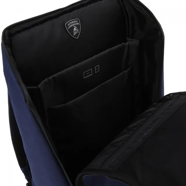 【Automobili Lamborghini】雙11 藍寶堅尼 義大利頂級後背包 LBZA00402T(藍色)