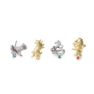 【Lotin 羅婷】哈利波特-霍格華茲學院動物-針式耳環(哈利波特、飾品、項鍊、針式耳環)