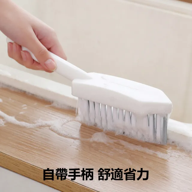 浴室角落隙縫直角清潔刷 霉菌陳年污垢三角刷頭去污刷(1入)