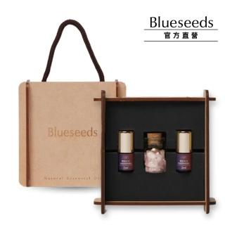 【Blueseeds 芙彤園】能量水晶 X 精油系列禮盒任選(開啟財運、人緣、守護與智慧新磁場)