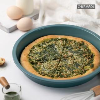 【Chefmade 學廚】環保系列 綠色圓形不粘披薩烤盤模具(WK10016-8英寸)
