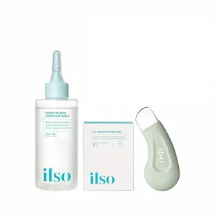 【ilso】粉刺調理黑頭導出液組合(導出液150mlx2+超薄服貼棉片40片x2+黑頭鏟X2)