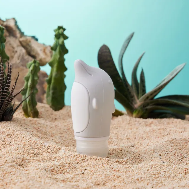 【仁舟淨塑】海洋旅行分裝瓶3入組 89ml(矽膠分裝瓶/乳液瓶/沐浴瓶/擠壓瓶/盥洗用品/旅行)