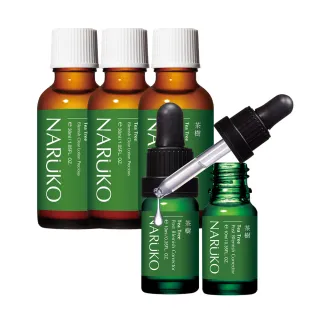 【NARUKO 牛爾】茶樹抗痘明星雙寶5件組(粉刺寶30ml x3+美白寶10ml x2)