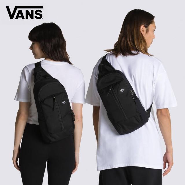 【VANS 官方旗艦】Warp 男女款黑色斜背包