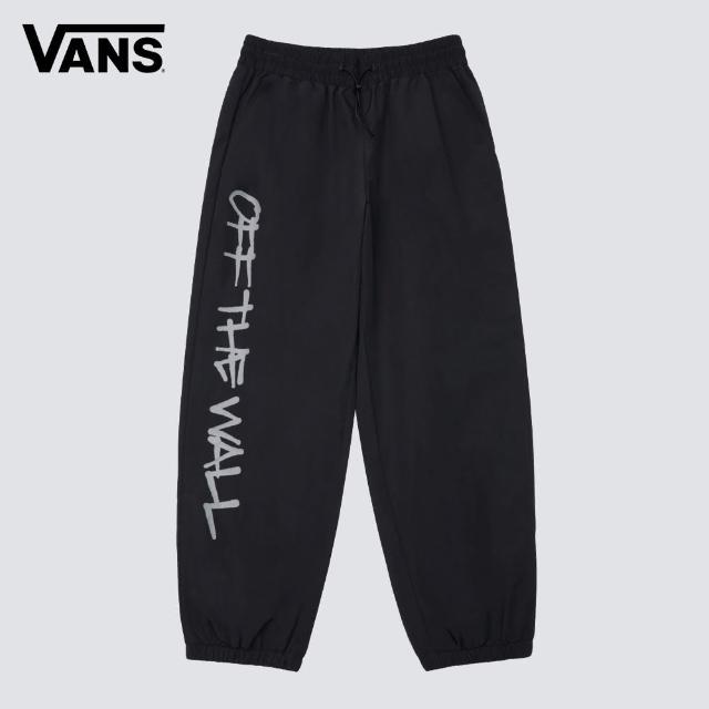 【VANS 官方旗艦】Logo 男款黑色運動長褲