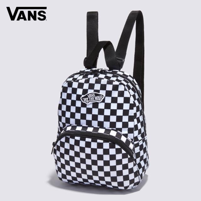 【VANS 官方旗艦】Got This 男女款黑白色棋盤格迷你後背包