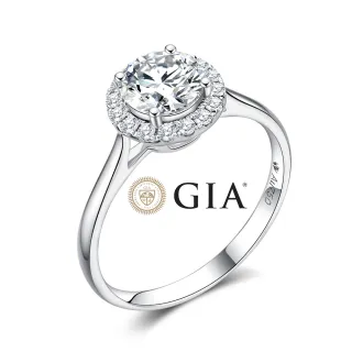 【鉅曜】38女王節 18K金 GIA 1克拉圓夢鑽戒 (培育鑽石)