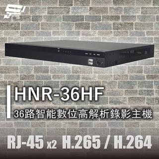 【CHANG YUN 昌運】HNR-36HF 36路智慧數位高解析錄影主機 RJ-45