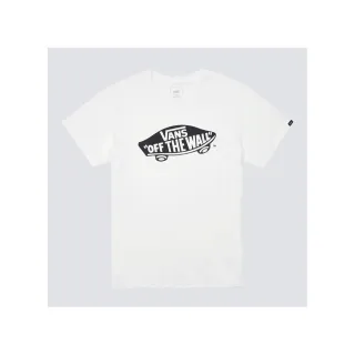 【VANS 官方旗艦】男女款滑板Logo白色短袖T恤