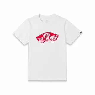 【VANS 官方旗艦】白色滑板Logo短袖T恤