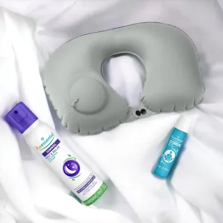 【Puressentiel 璞萃】旅行放鬆好眠頸枕組(旅行/放鬆/精油)