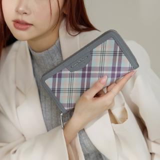 【金安德森】Marian 拉鍊長夾(典雅灰)
