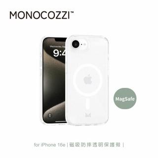 【MONOCOZZI】iPhone 16e 磁吸防摔透明保護殼(支援MagSafe功能)