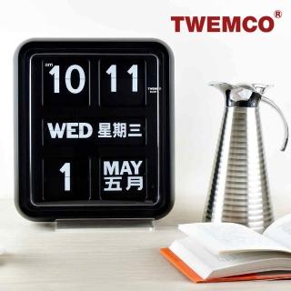 【TWEMCO】BQ-1700 翻頁鐘 時鐘 中文 英文萬年曆 壁掛(共2色)