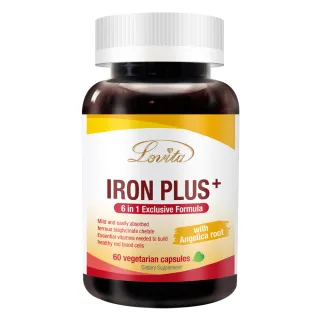 【LOVITA愛維他】當歸亞鐵素食膠囊(60顆)