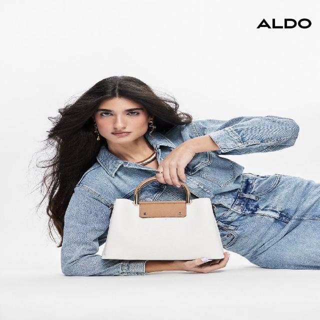 【ALDO】SLOANA-極簡主義休閒手提托特包-女色(米白色)